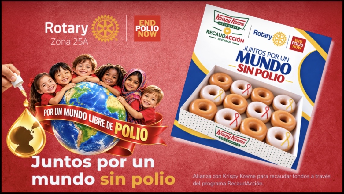 Alianza Krispy Kreme con los Clubes del Distrito 4170