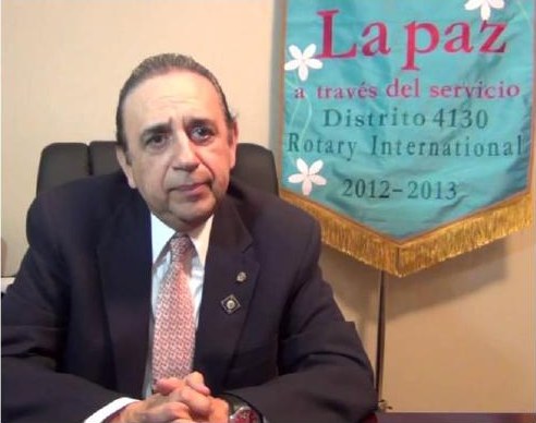 Carlos Dorantes Del Rosal, gobernador del Distrito 4170 2012-2013